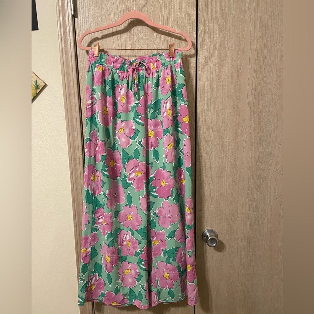 Lulus Floral Wide Leg Women’s Pants Size M